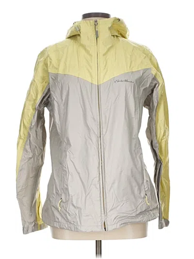 Pre-owned Eddie Bauer Raincoat In Yellow