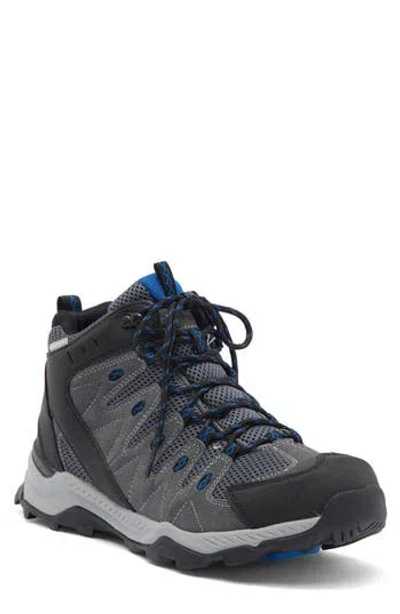 Eddie Bauer Redlodge Mid Hiking Sneaker In Grey/blue