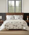 Eddie Bauer Rocky Mountain Cabin Reversible 2-pc. Comforter Set, Twin In Neutral