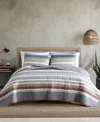 Eddie Bauer Ladder Stripe 3-pc. Quilt Set, Full/queen In Red,gray