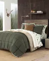 Eddie Bauer Sherwood Green Micro Suede Comforter Set