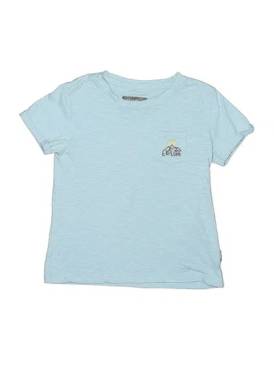 Pre-owned Eddie Bauer Kids' Short Sleeve T-shirt In Blue