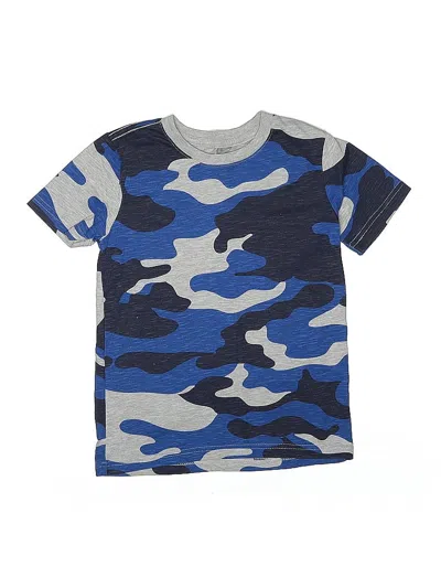 Pre-owned Eddie Bauer Kids' Short Sleeve T-shirt In Blue