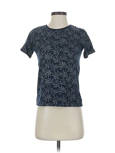 Pre-owned Eddie Bauer Short Sleeve T-shirt In Blue