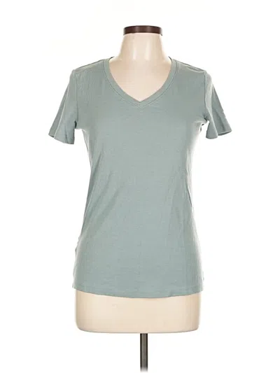 Pre-owned Eddie Bauer Short Sleeve T-shirt In Blue