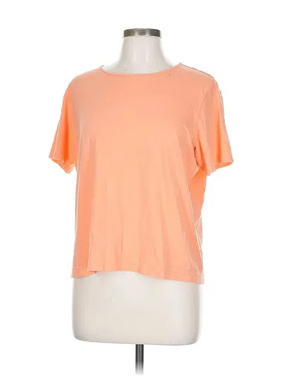 Pre-owned Eddie Bauer Short Sleeve T-shirt In Orange
