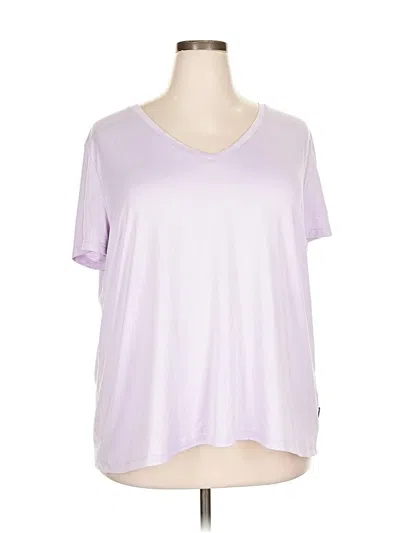 Pre-owned Eddie Bauer Short Sleeve T-shirt In Purple