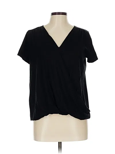 Pre-owned Eddie Bauer Short Sleeve T-shirt In Black