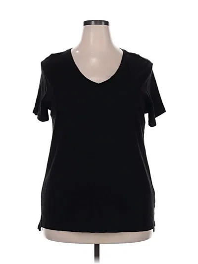 Pre-owned Eddie Bauer Short Sleeve T-shirt In Black