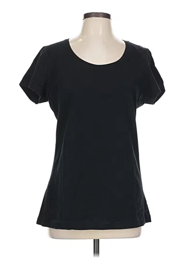 Pre-owned Eddie Bauer Short Sleeve T-shirt In Black