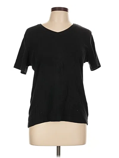 Pre-owned Eddie Bauer Short Sleeve T-shirt In Black