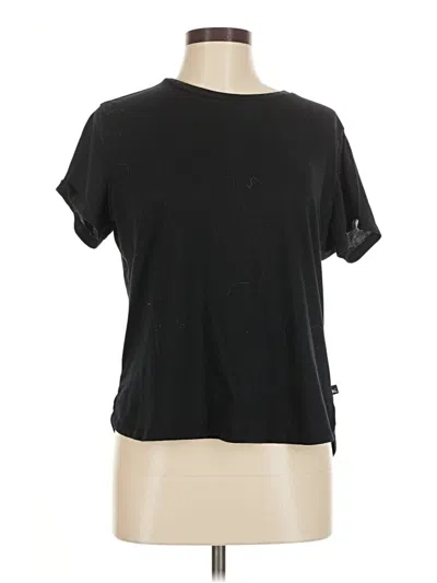 Pre-owned Eddie Bauer Short Sleeve T-shirt In Black