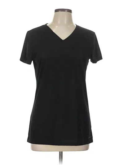 Pre-owned Eddie Bauer Short Sleeve T-shirt In Black