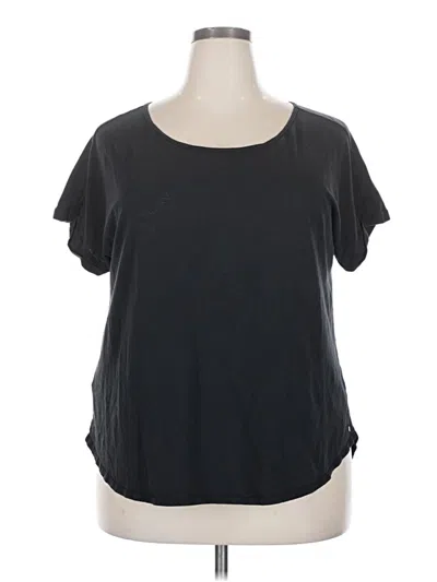Pre-owned Eddie Bauer Short Sleeve T-shirt In Black