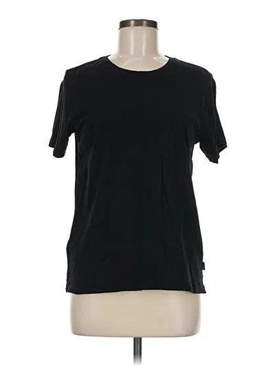 Pre-owned Eddie Bauer Short Sleeve T-shirt In Black