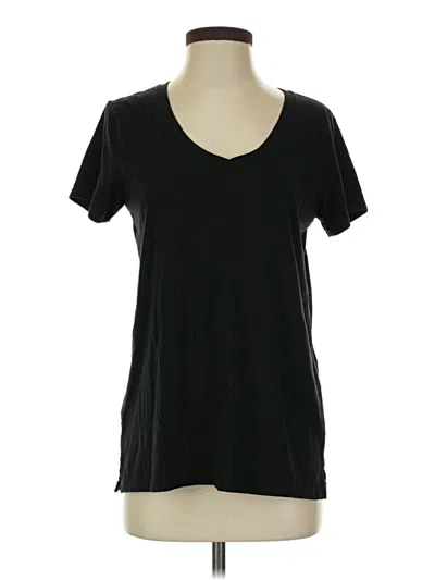 Pre-owned Eddie Bauer Short Sleeve T-shirt In Black