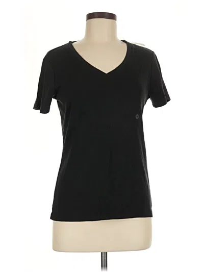 Pre-owned Eddie Bauer Short Sleeve T-shirt In Black