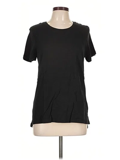 Pre-owned Eddie Bauer Short Sleeve T-shirt In Black