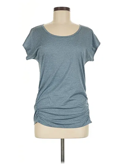 Pre-owned Eddie Bauer Short Sleeve T-shirt In Blue