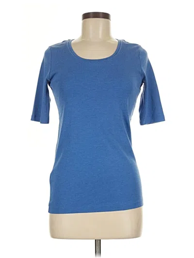 Pre-owned Eddie Bauer Short Sleeve T-shirt In Blue