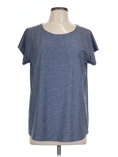 Pre-owned Eddie Bauer Short Sleeve T-shirt In Blue