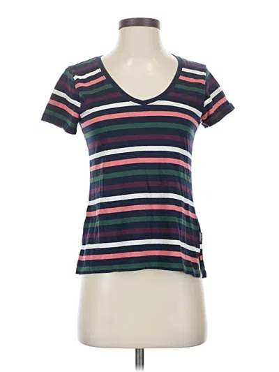 Pre-owned Eddie Bauer Short Sleeve T-shirt In Blue