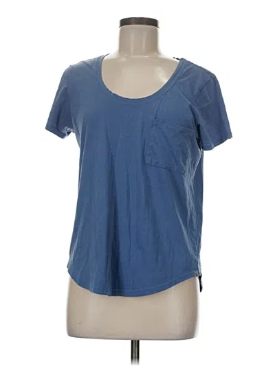 Pre-owned Eddie Bauer Short Sleeve T-shirt In Blue