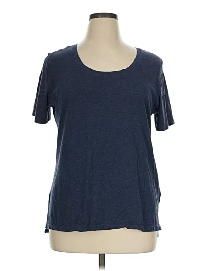 Pre-owned Eddie Bauer Short Sleeve T-shirt In Blue