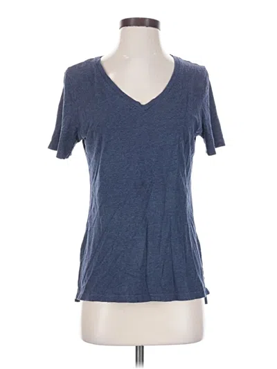Pre-owned Eddie Bauer Short Sleeve T-shirt In Blue