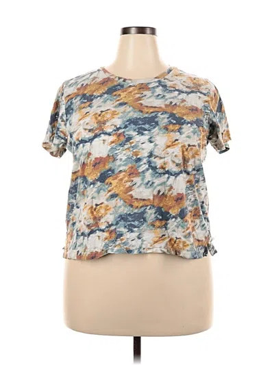 Pre-owned Eddie Bauer Short Sleeve T-shirt In Brown