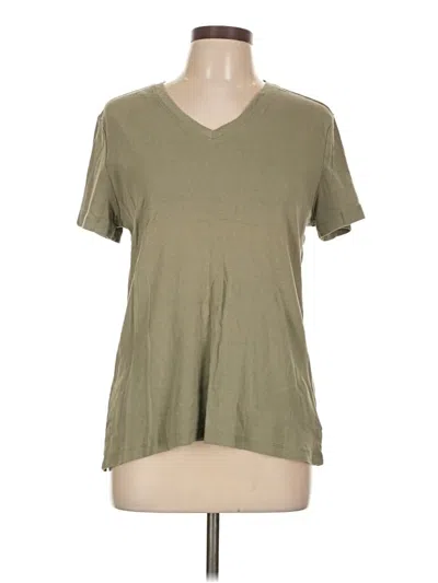 Pre-owned Eddie Bauer Short Sleeve T-shirt In Brown