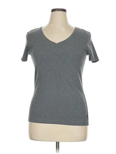 Pre-owned Eddie Bauer Short Sleeve T-shirt In Gray