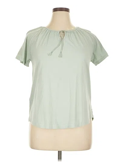 Pre-owned Eddie Bauer Short Sleeve T-shirt In Green