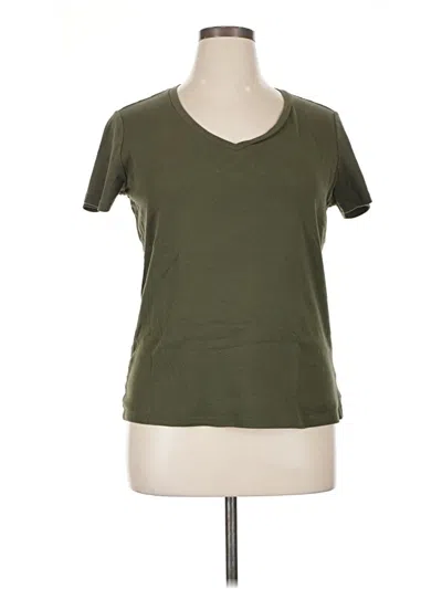 Pre-owned Eddie Bauer Short Sleeve T-shirt In Green