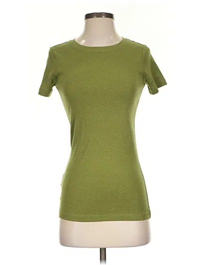Pre-owned Eddie Bauer Short Sleeve T-shirt In Green