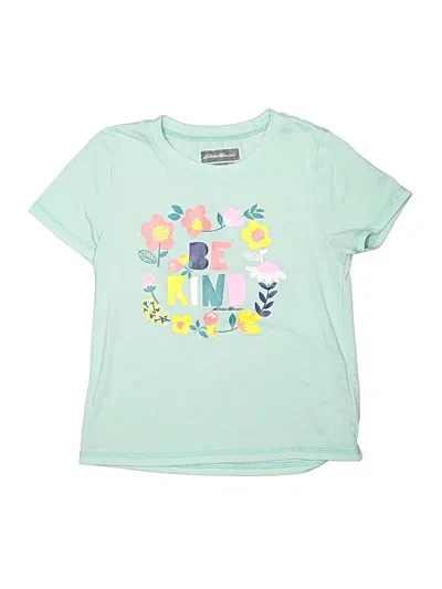 Pre-owned Eddie Bauer Kids' Short Sleeve T-shirt In Green
