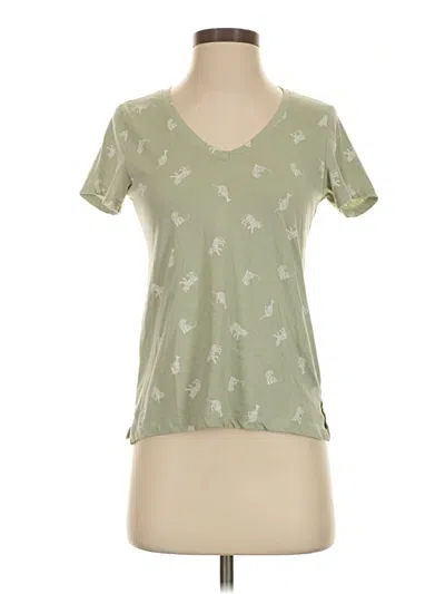 Pre-owned Eddie Bauer Short Sleeve T-shirt In Green