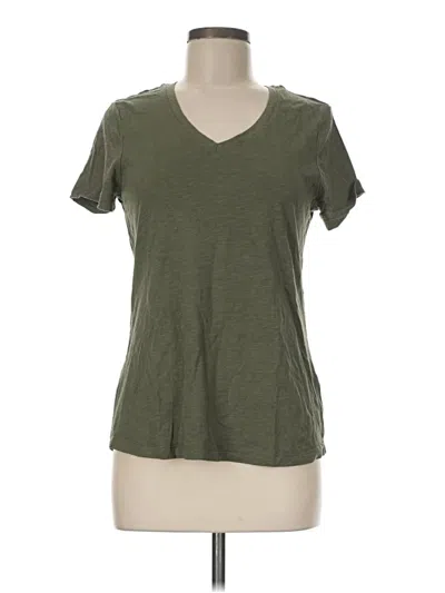 Pre-owned Eddie Bauer Short Sleeve T-shirt In Green