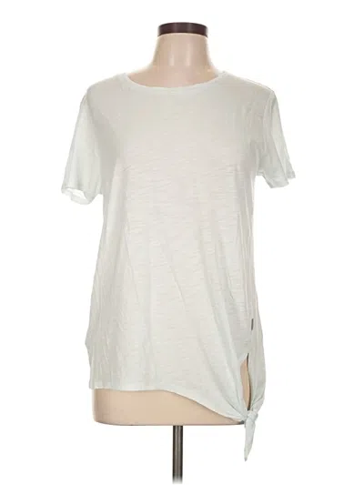 Pre-owned Eddie Bauer Short Sleeve T-shirt In Ivory