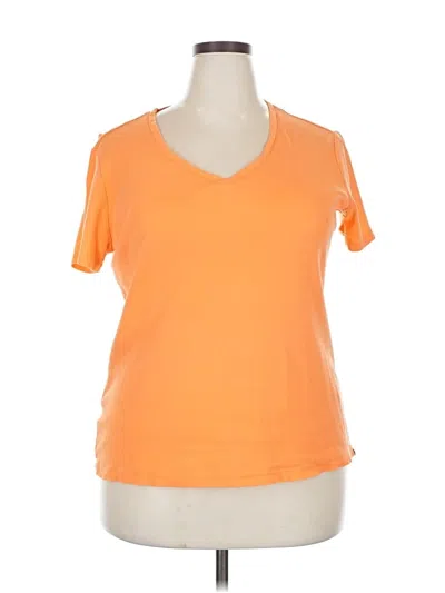 Pre-owned Eddie Bauer Short Sleeve T-shirt In Orange