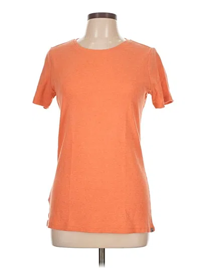 Pre-owned Eddie Bauer Short Sleeve T-shirt In Orange