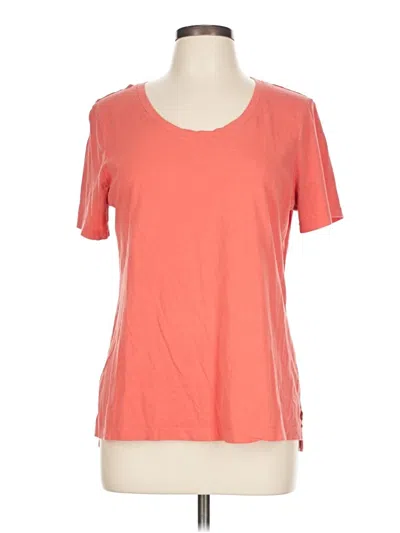 Pre-owned Eddie Bauer Short Sleeve T-shirt In Orange
