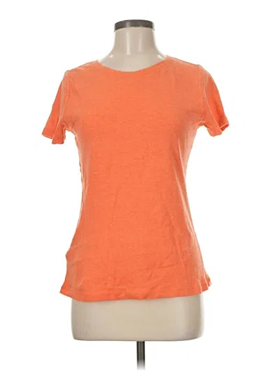 Pre-owned Eddie Bauer Short Sleeve T-shirt In Orange