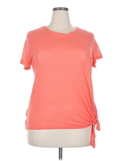 Pre-owned Eddie Bauer Short Sleeve T-shirt In Orange