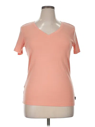 Pre-owned Eddie Bauer Short Sleeve T-shirt In Orange