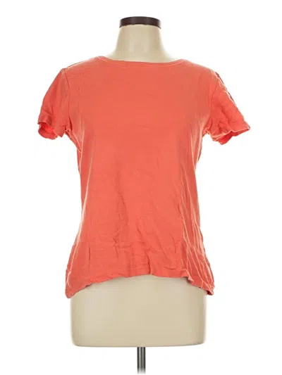 Pre-owned Eddie Bauer Short Sleeve T-shirt In Orange