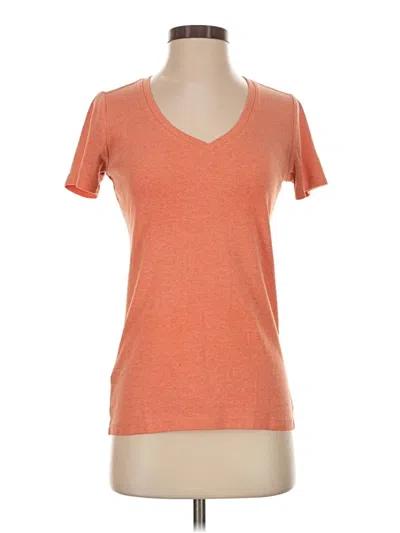 Pre-owned Eddie Bauer Short Sleeve T-shirt In Orange