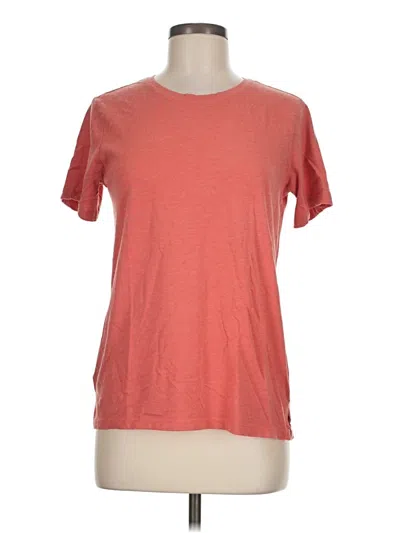 Pre-owned Eddie Bauer Short Sleeve T-shirt In Orange