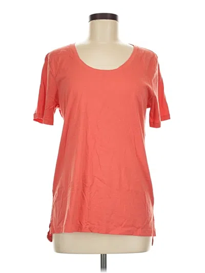 Pre-owned Eddie Bauer Short Sleeve T-shirt In Orange