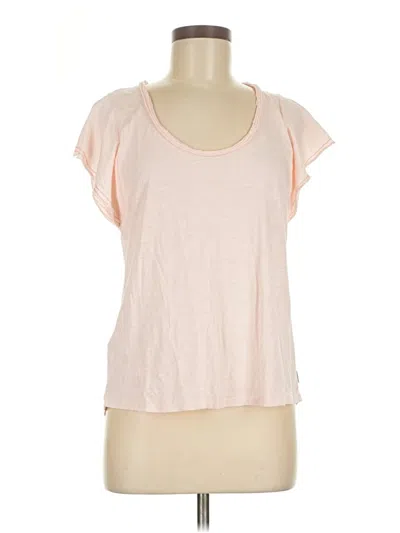 Pre-owned Eddie Bauer Short Sleeve T-shirt In Pink